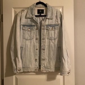 7 For All Mankind Oversized Denim Jacket